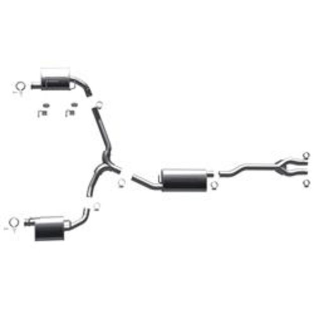 MagnaFlow Street Series 2.5" Exhaust 08-10 Dodge Challenger 3.5L - Click Image to Close